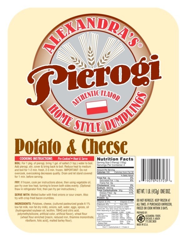 Pierogi Potato and Cheese